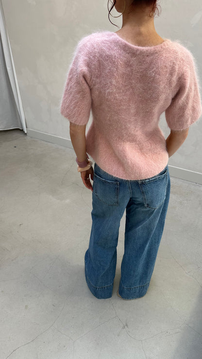 Munthe pink wool - sweater t-shirt
