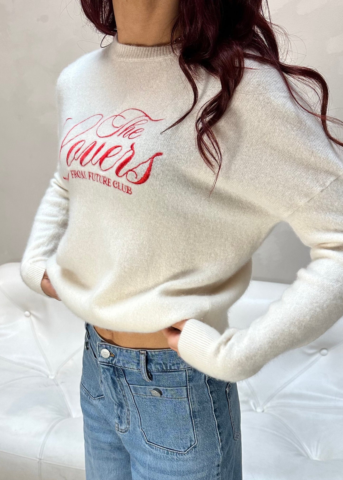 From future white - sweater