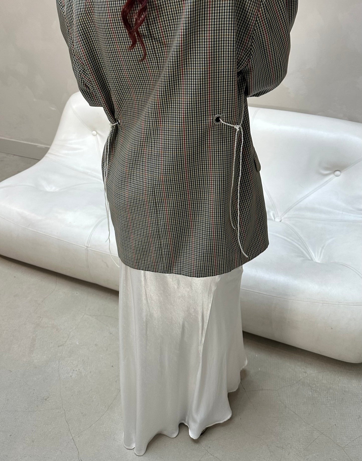 DISSH white maxi - skirt