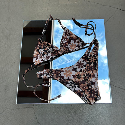Elisabeth's Label Bikini Flower Brown