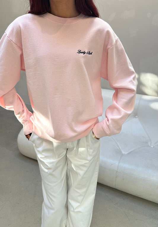 Sporty & rich Light pink - Sweater