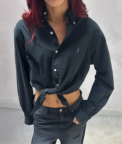 Ralph lauren cropped black - blouse