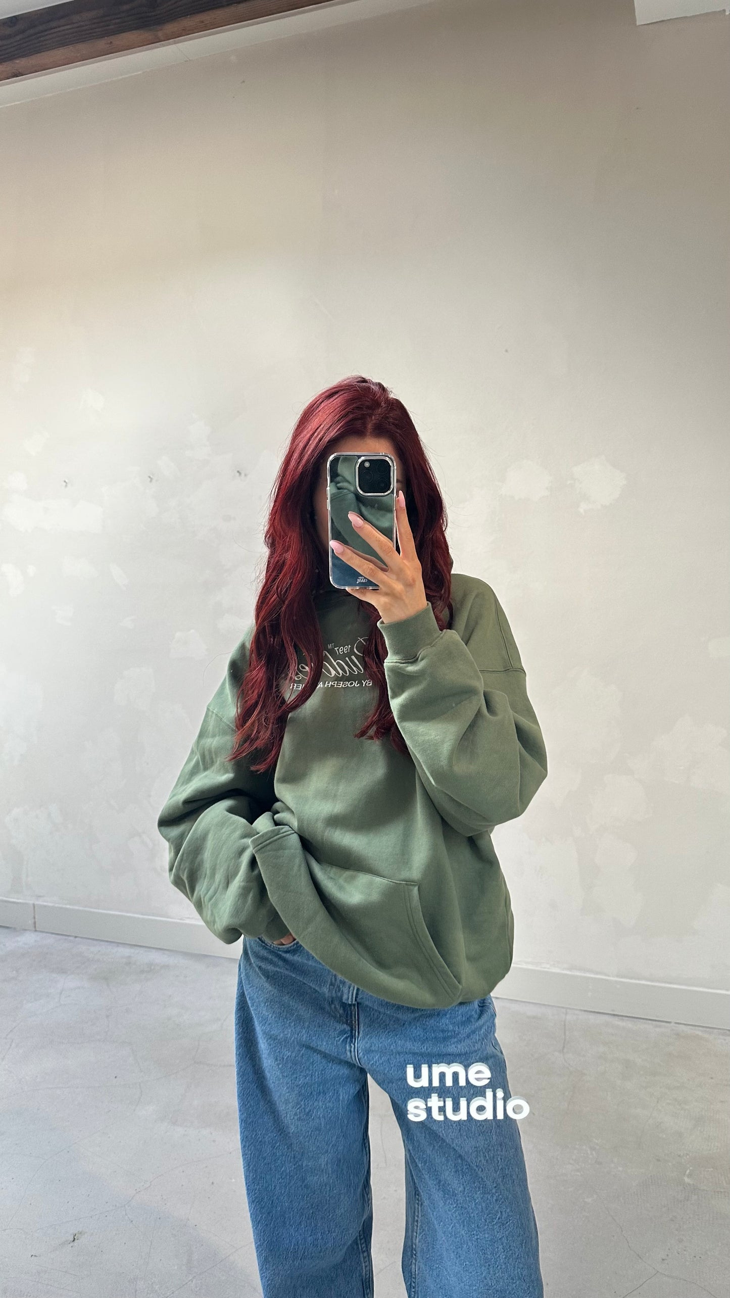 Jospeh Atelier - Forest green hoodie