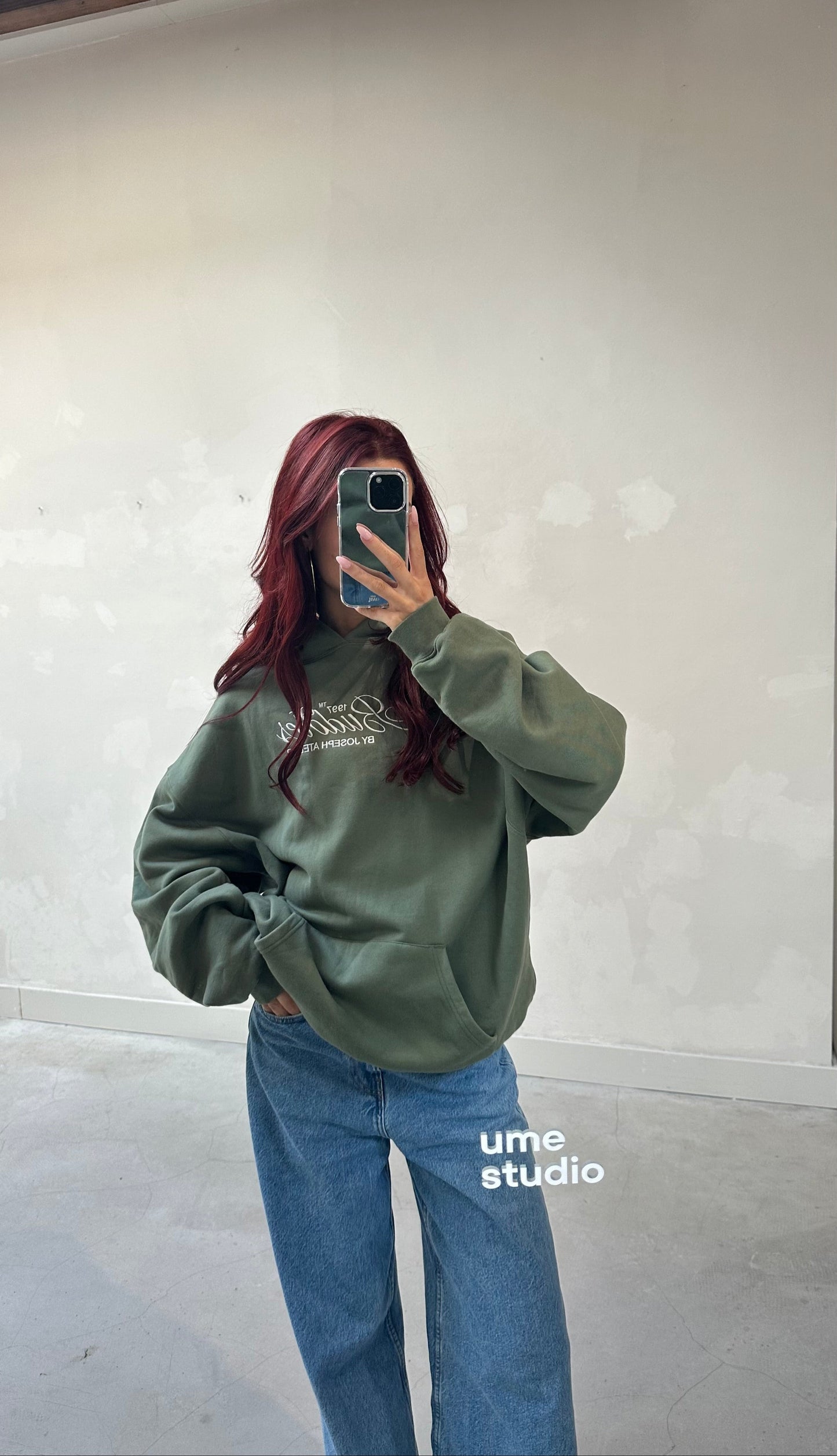 Jospeh Atelier - Forest green hoodie