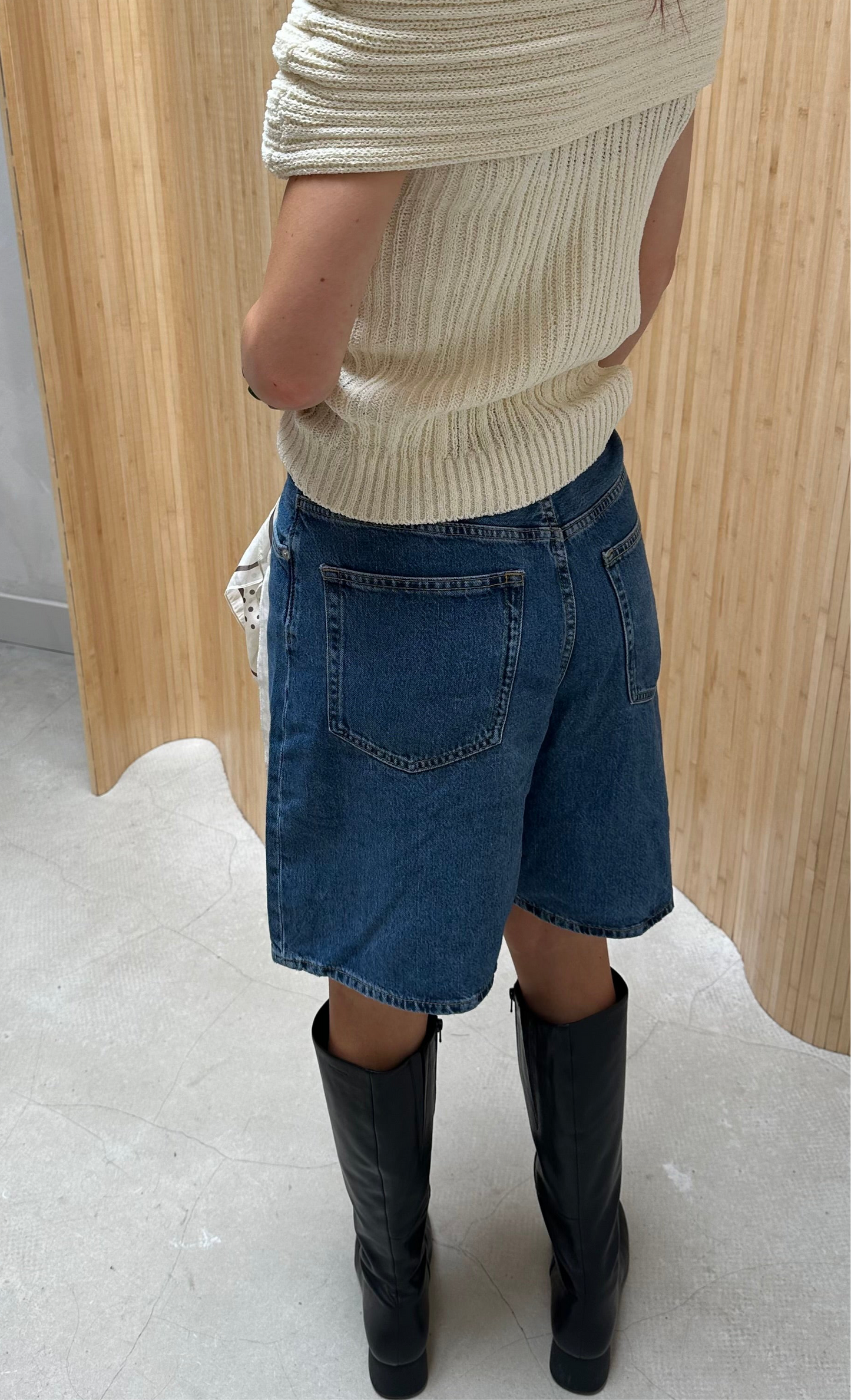 COS denim - shorts