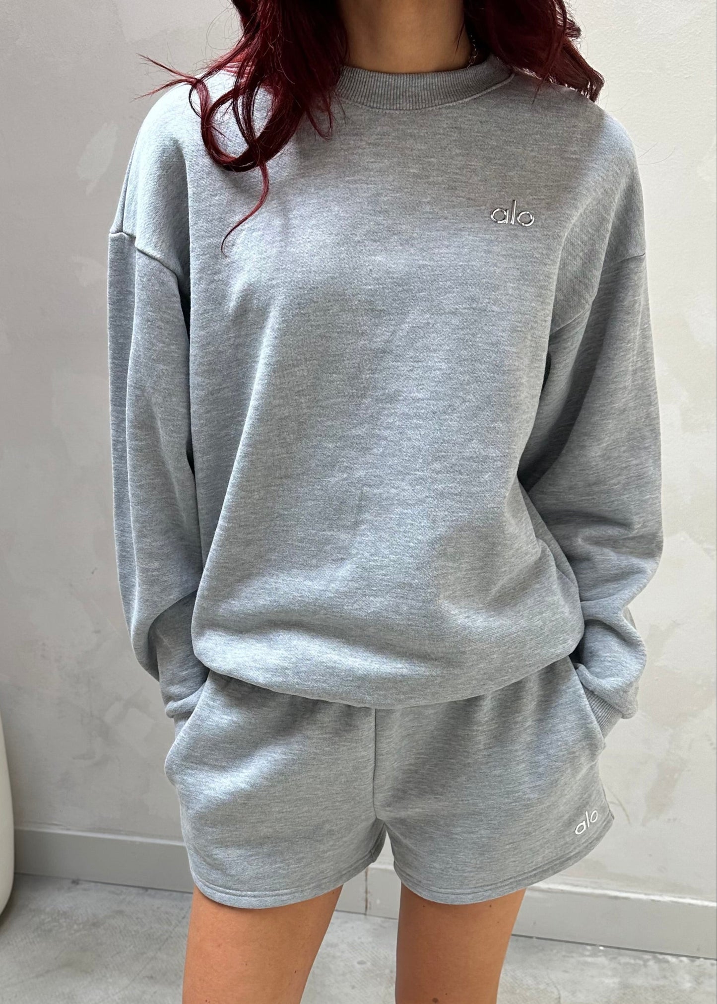Alo grey - sweatershort