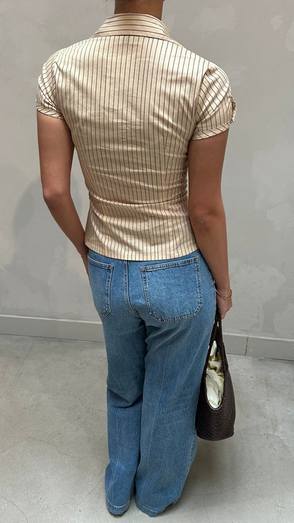 With jéan butteryellow - blouse
