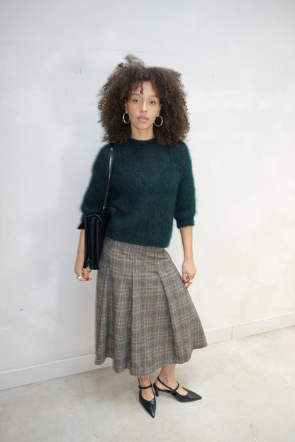 Dea Kudibal Checkerd Skirt Beige