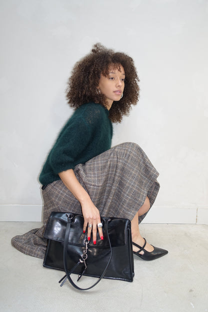 Dea Kudibal Checkerd Skirt Beige