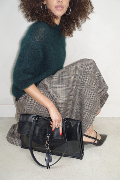 Dea Kudibal Checkerd Skirt Beige