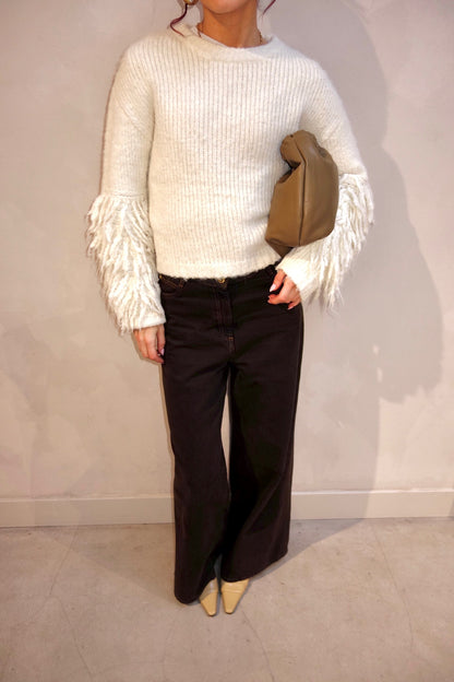 Knitted Sweater Beige - Curated by UME - UME STUDIO