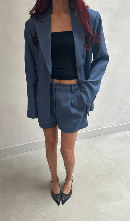 Na-kd Midnight blue suit  - Blazer & short