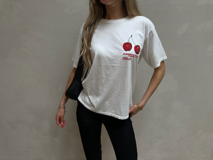 Umé - T-shirt Cherry White