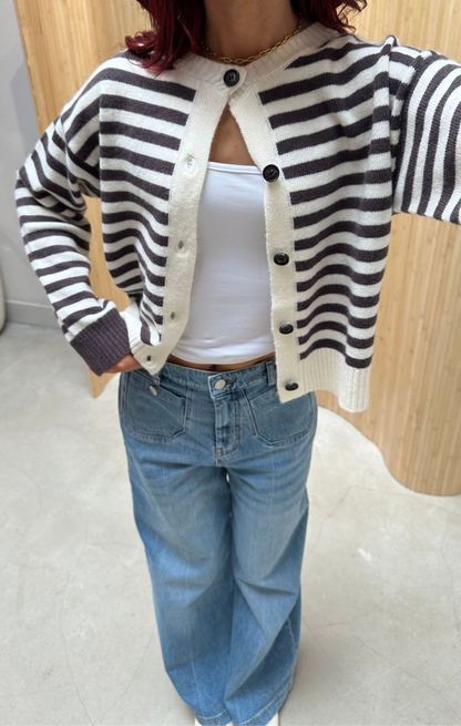 Striped vest - Curated by ume