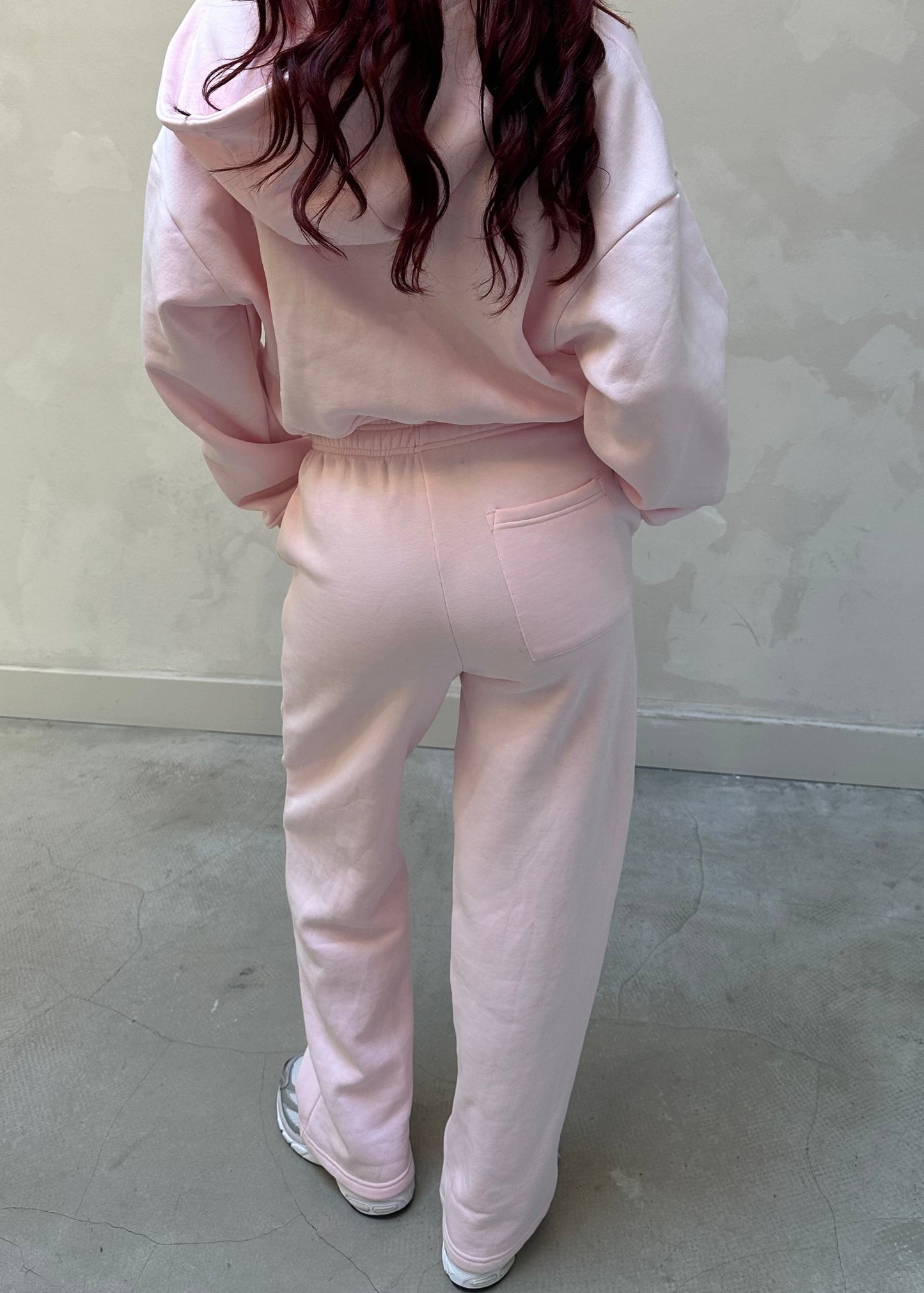 Exercere pink cropped zip - hoodie