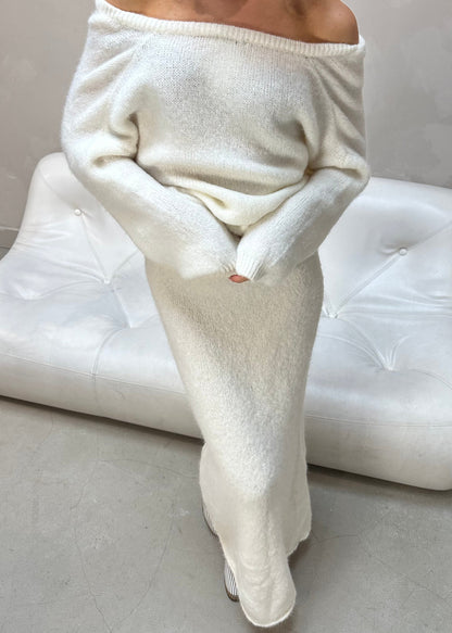 Gestuz white wool - skirt