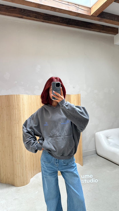 Scuffers blue graphic - hoodie