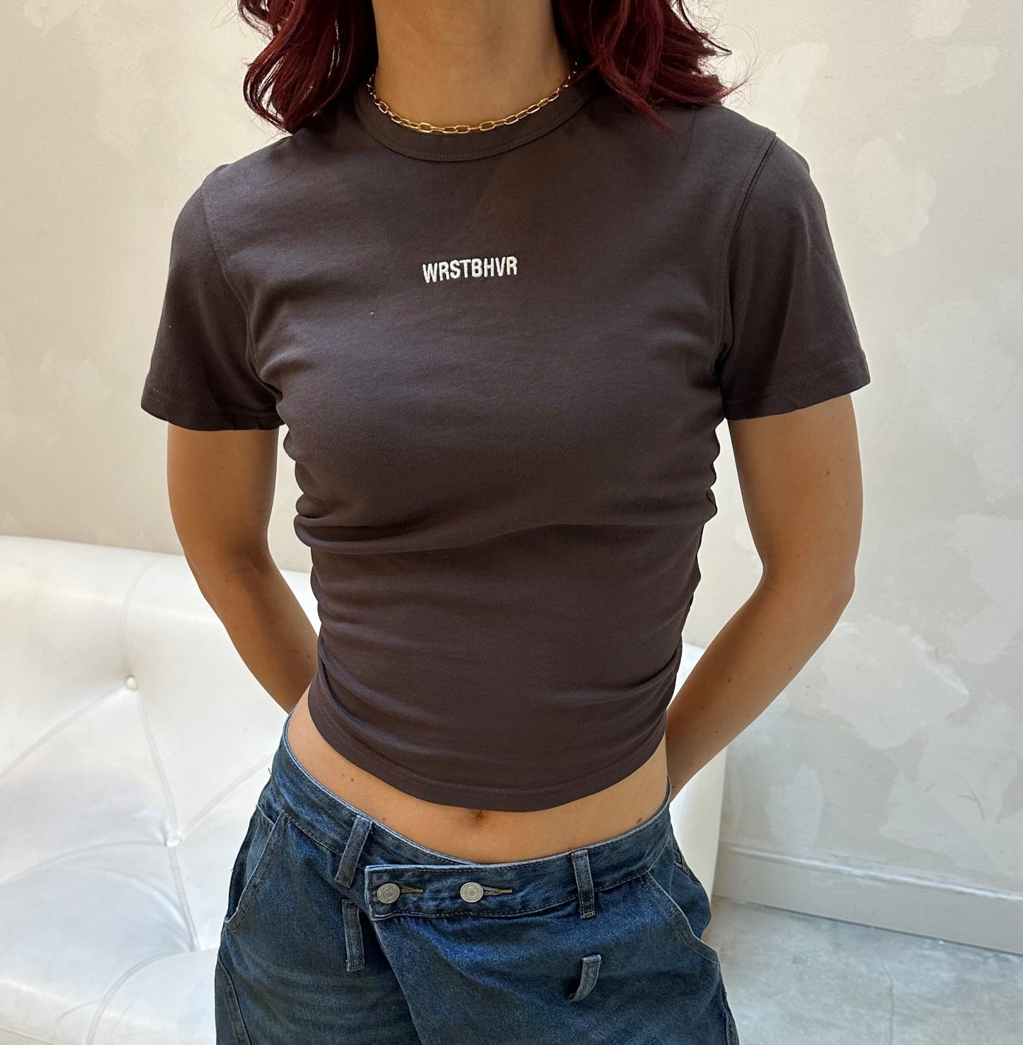 Worst behavior brown - shirt