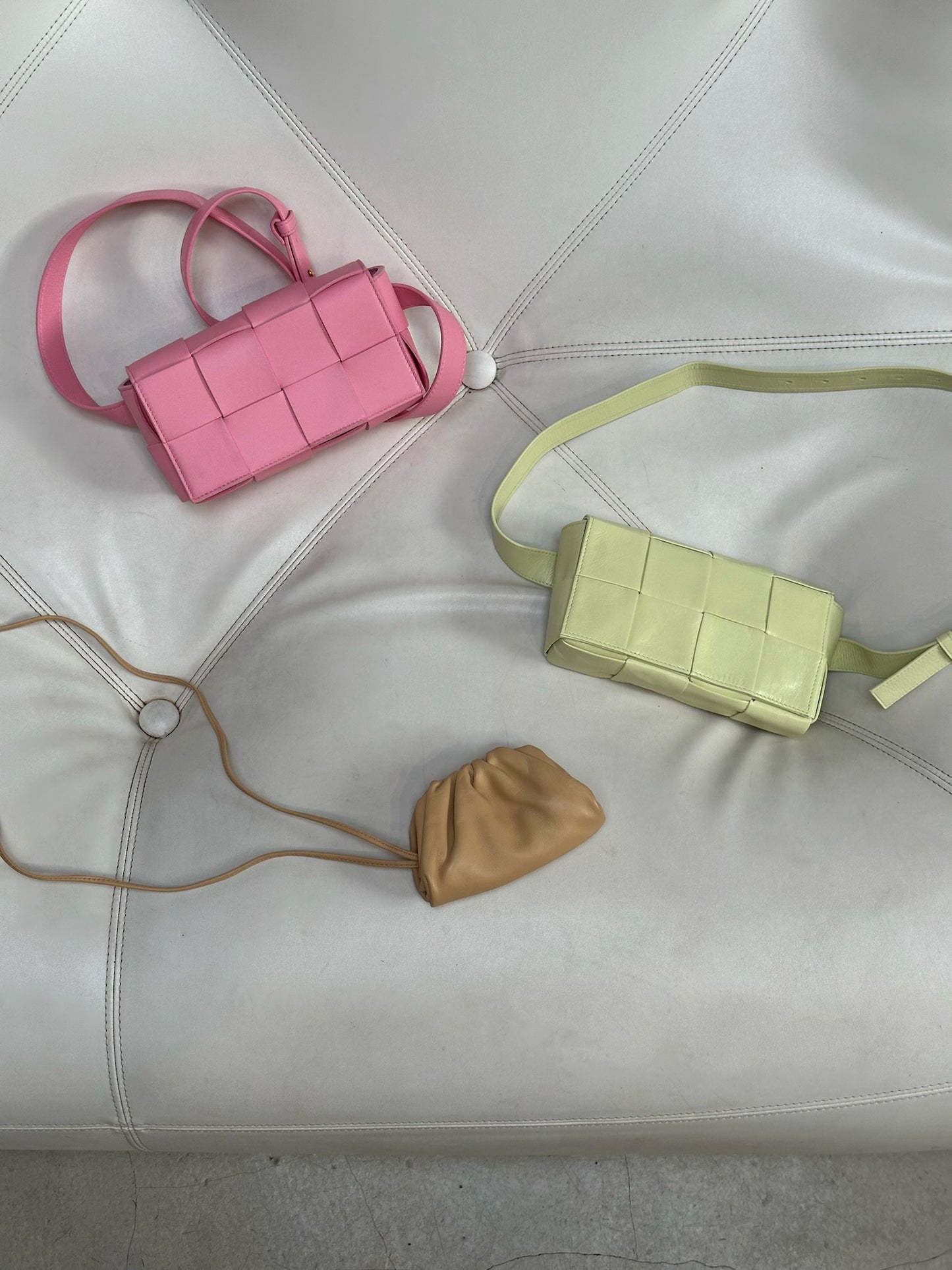 Curated by ume - BOTTEGA VENETA Mini Beige Bag