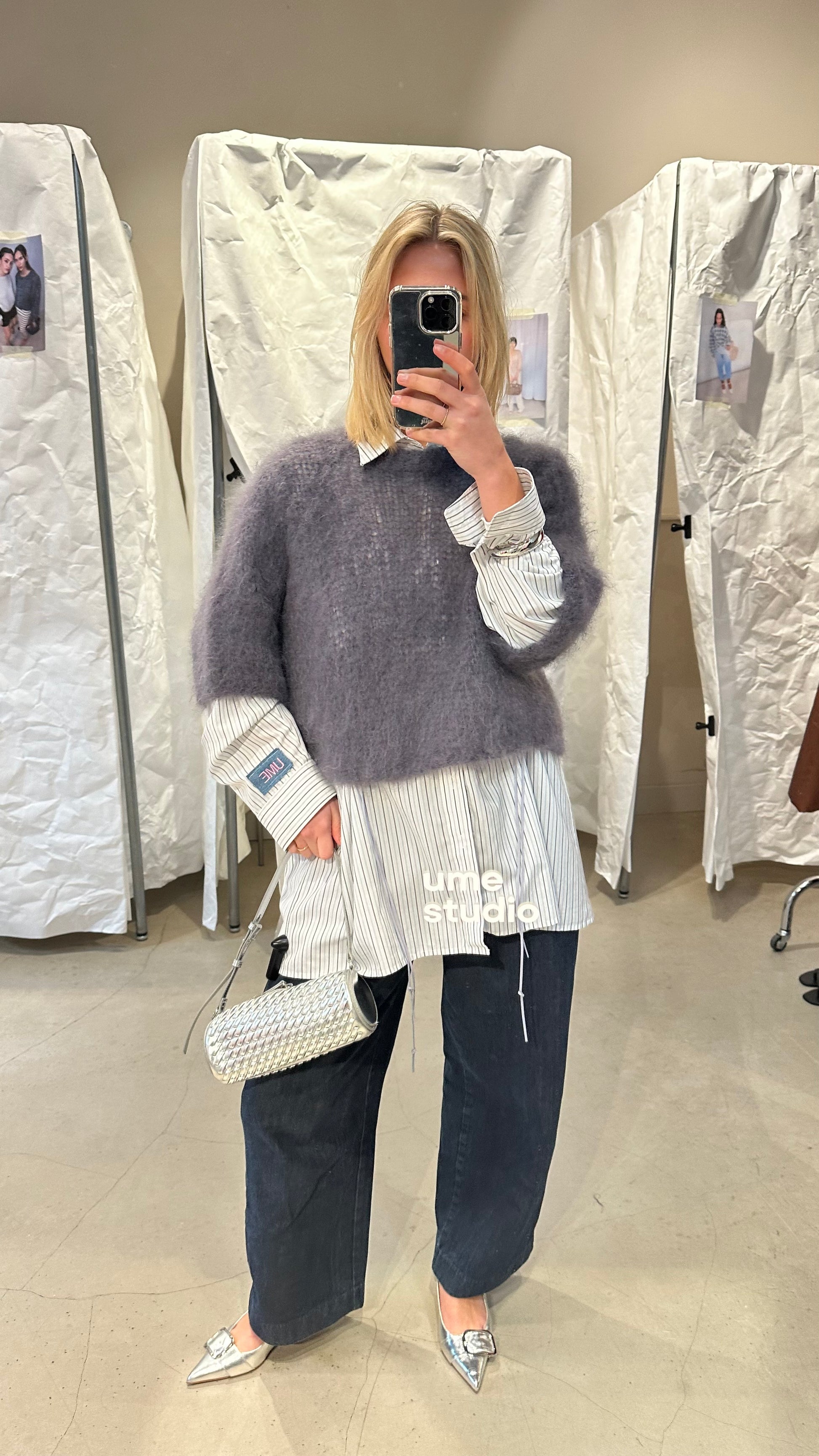 Knitted Sweater Grey - Curated by UME - UME STUDIO