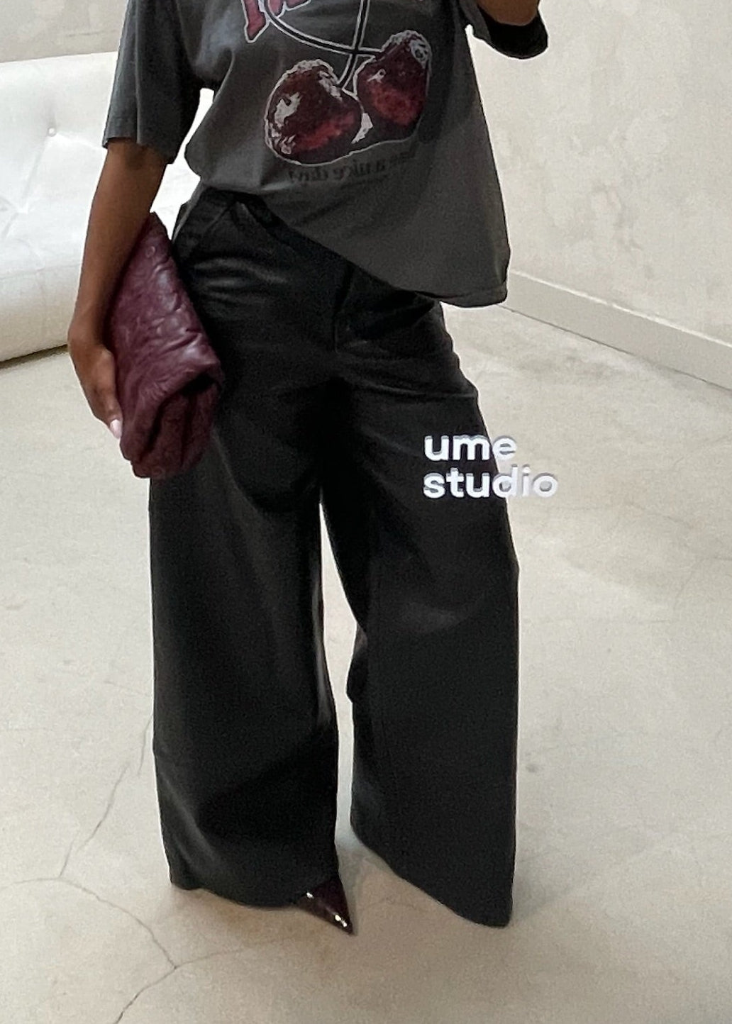 Sessun Leather Pants Black