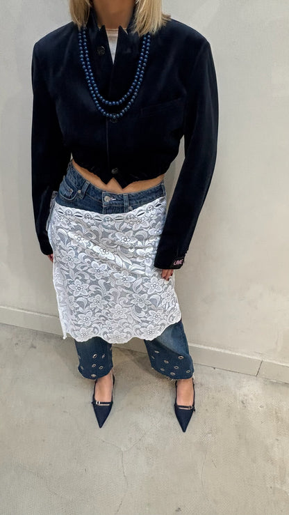 Denim Studs Blue Jeans - Upcycled By UME