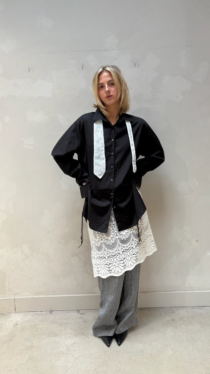 Open Back Blouse - Upcycled by UME