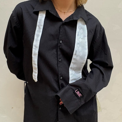 Open Back Blouse - Upcycled by UME