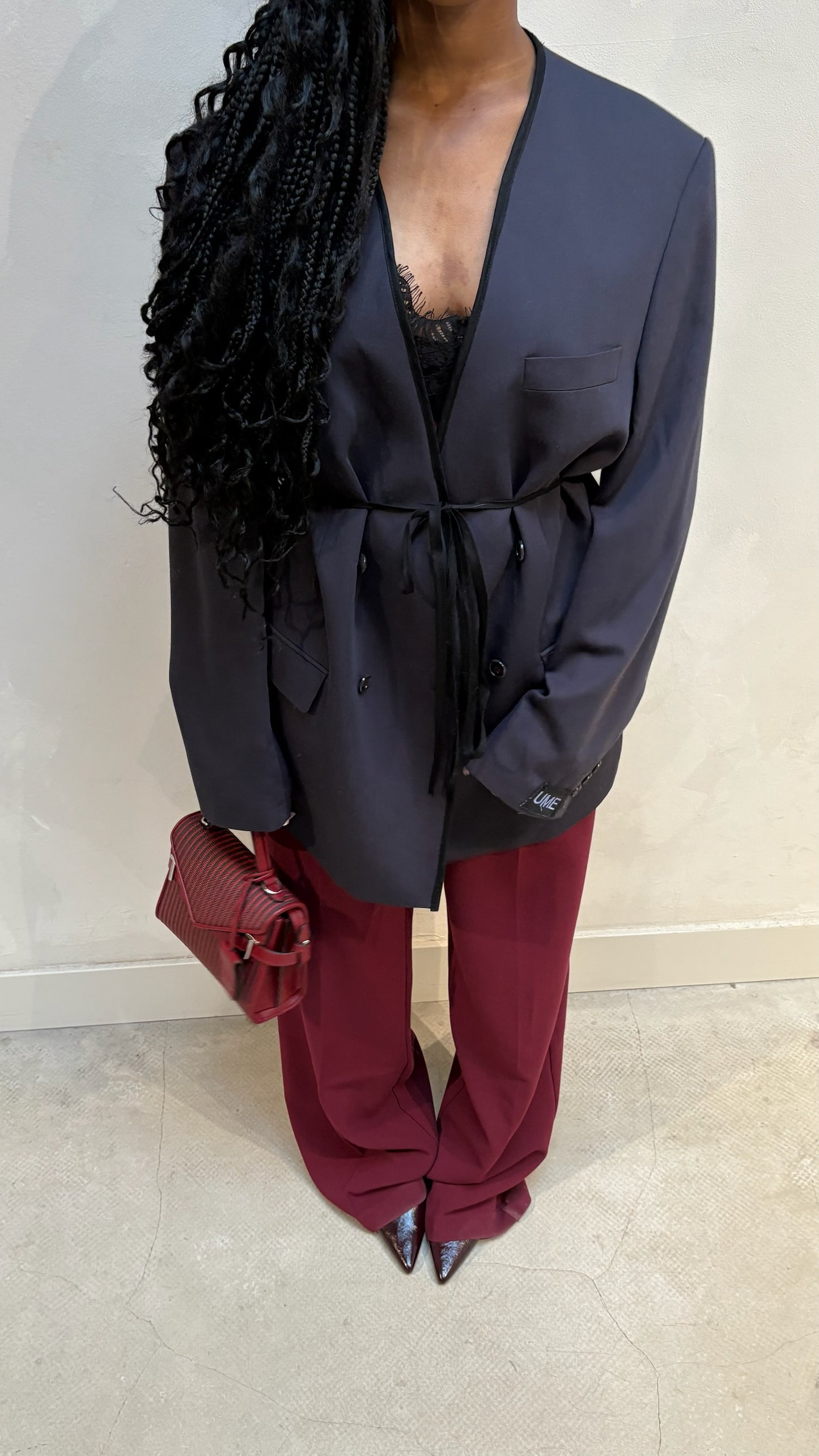 Tailord Blazer Blue - Upcycled By UME