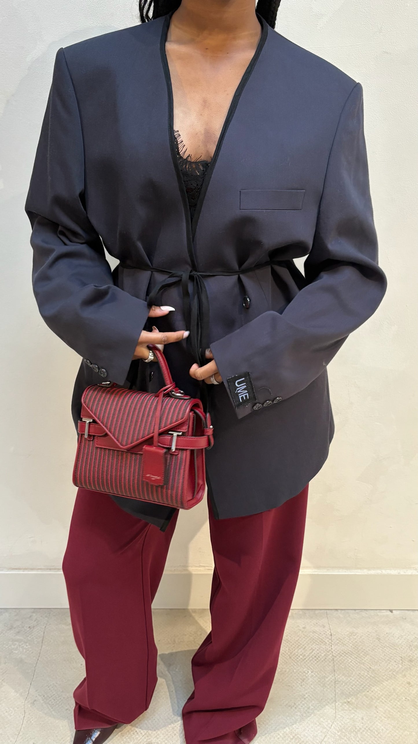 Tailord Blazer Blue - Upcycled By UME