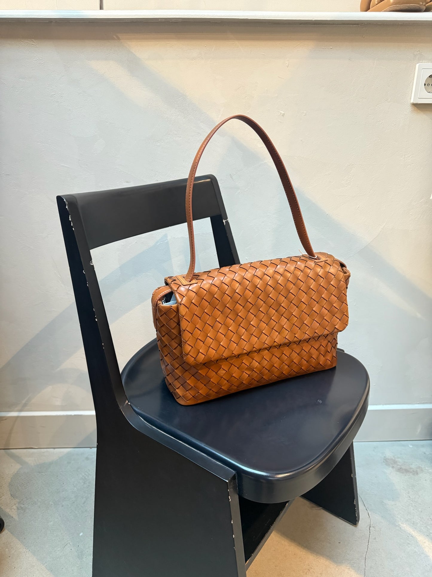 O My Bag Woven Leather Bag - UME STUDIO