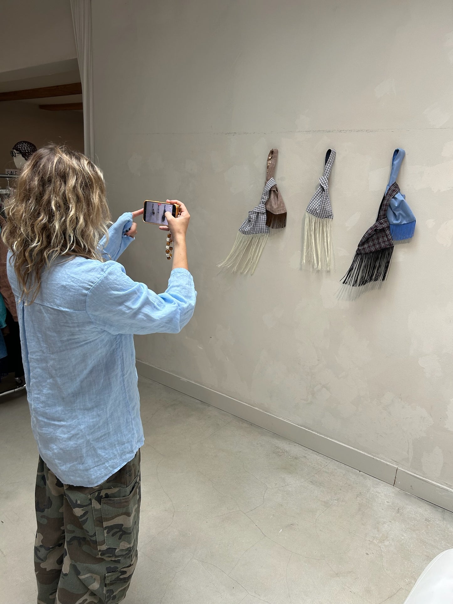The Gina Upcycled Bag Checked – Elise Bak x UME STUDIO