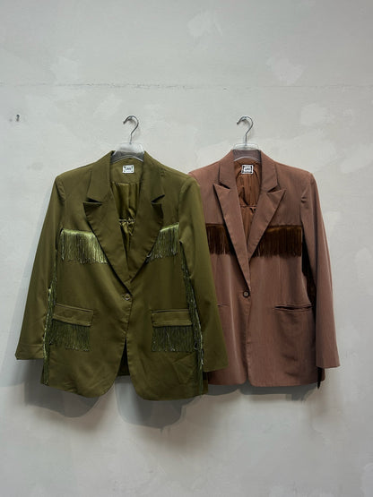 The Stella Upcycled Fringe Blazer – Elise Bak x UME Studio