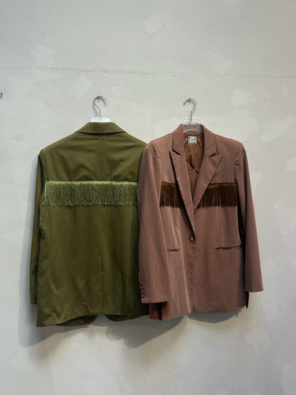 The Stella Upcycled Fringe Blazer – Elise Bak x UME Studio