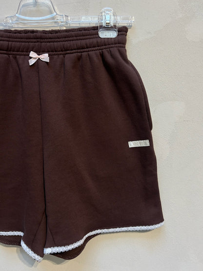 The Billie Upcycled Jersey Jorts Brown – Elise Bak x UME Studio