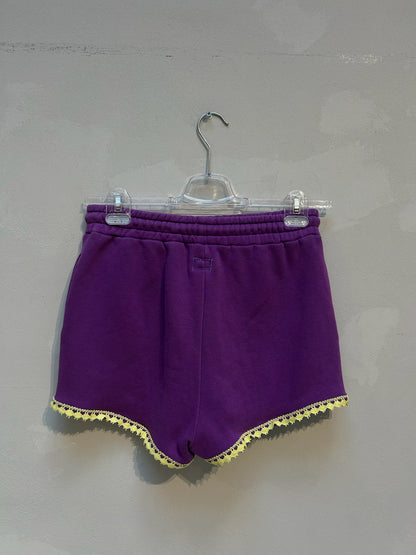 The Lily Upcycled Lace Shorts Purple – Elise Bak x UME Studio