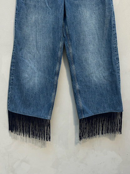 The Frankie Upcycled Fringe Denim – Elise Bak x UME Studio