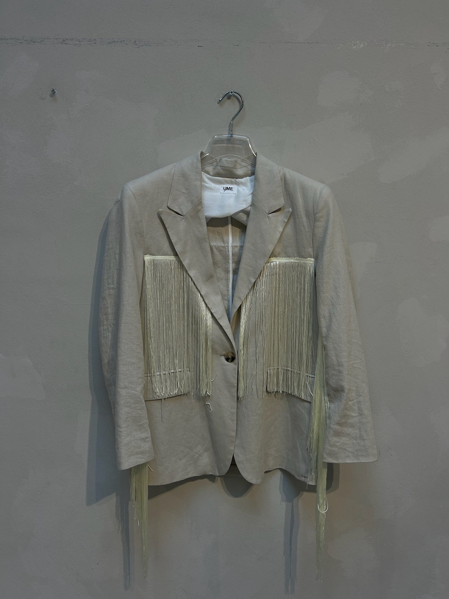 The Stella Upcycled Fringe Blazer – Elise Bak x UME Studio