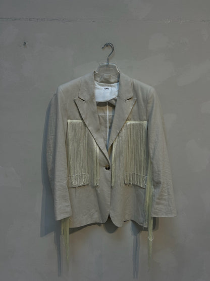 The Stella Upcycled Fringe Blazer – Elise Bak x UME Studio