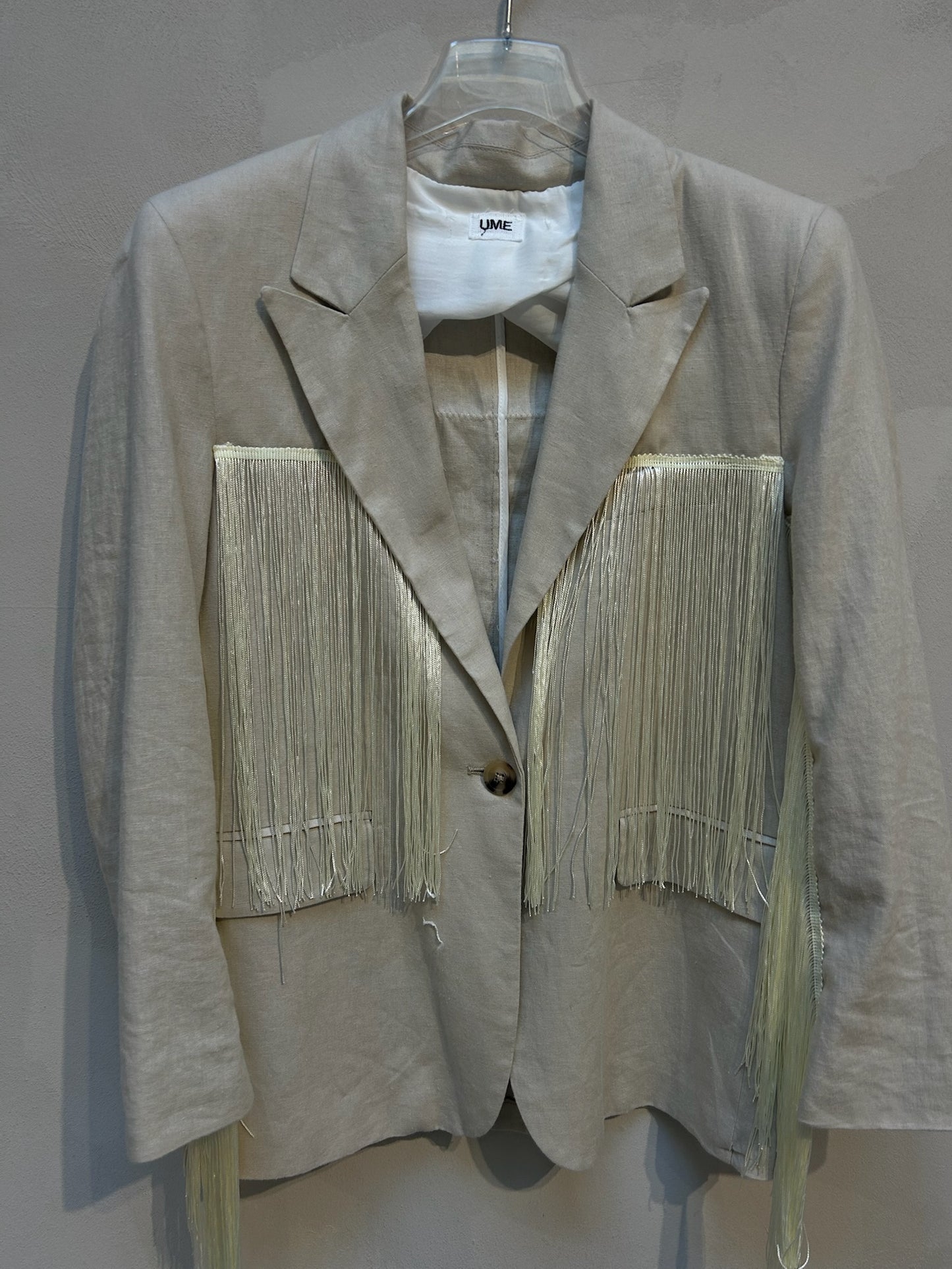 The Stella Upcycled Fringe Blazer – Elise Bak x UME Studio