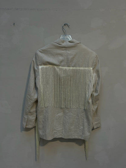 The Stella Upcycled Fringe Blazer – Elise Bak x UME Studio
