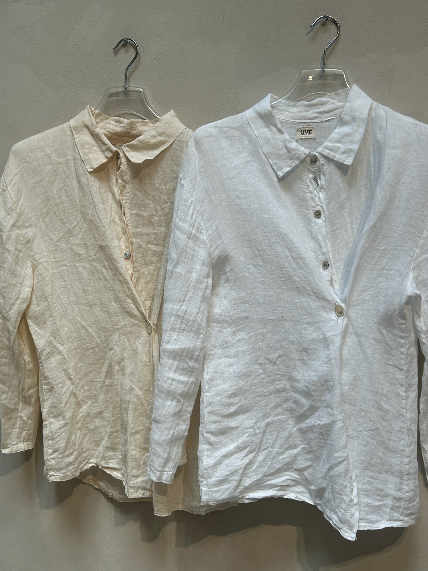 The Alma Shirt Ecru- Elise Bak x UME Studio Upcycled