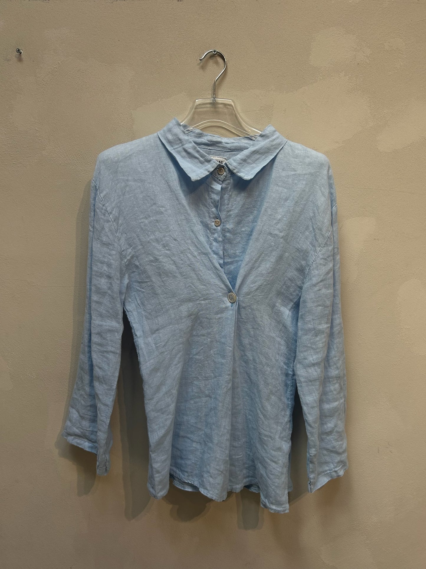 The Alma Shirt Aqua- Elise Bak x UME Studio Upcycled