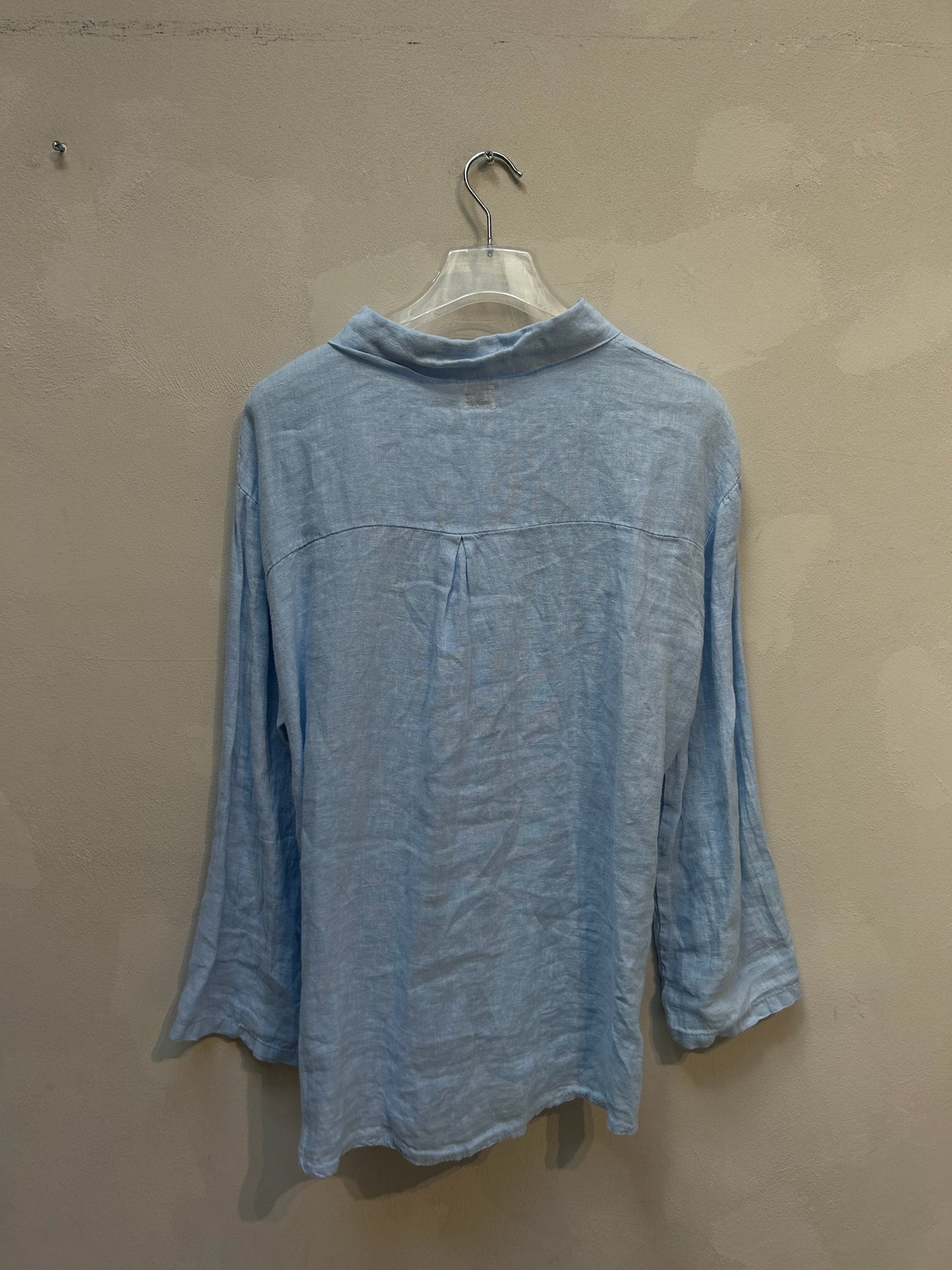 The Alma Shirt Aqua- Elise Bak x UME Studio Upcycled