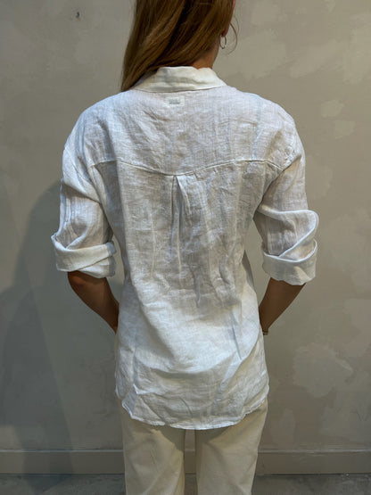 The Alma Shirt Pearl - Elise Bak x UME Studio Upcycled