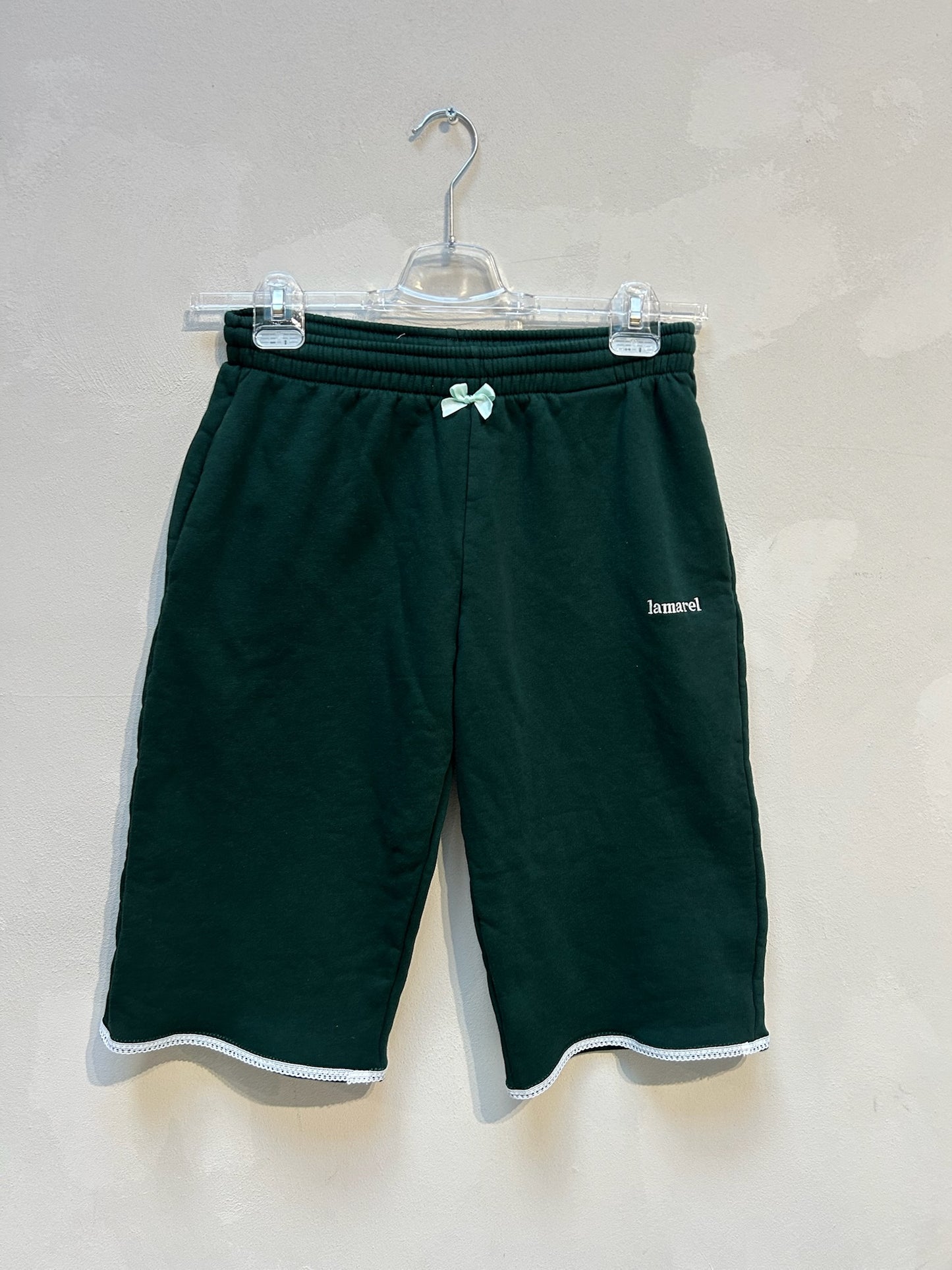 The Billie Upcycled Jersey Jorts Forest Green – Elise Bak x UME Studio