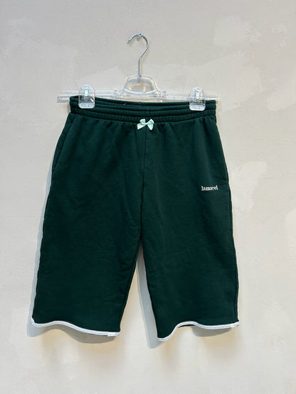 The Billie Upcycled Jersey Jorts Forest Green – Elise Bak x UME Studio