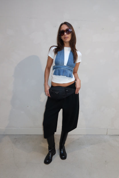 Mimi Denim Top - Upcycled By UME