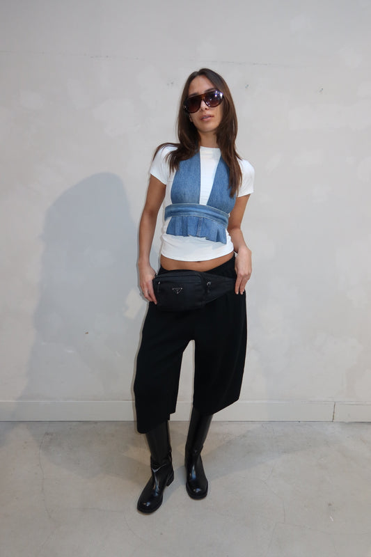 Mimi Denim Top - Upcycled By UME