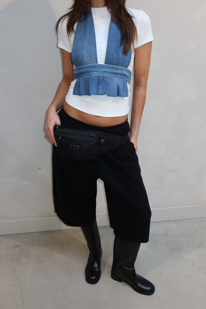 Mimi Denim Top - Upcycled By UME